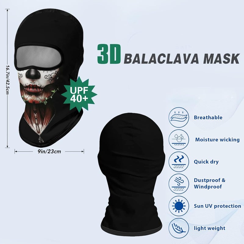 Obacle Balaclava Face Mask Men Women Lightweight for Ski Hunting Cycling Fishing - Image 2